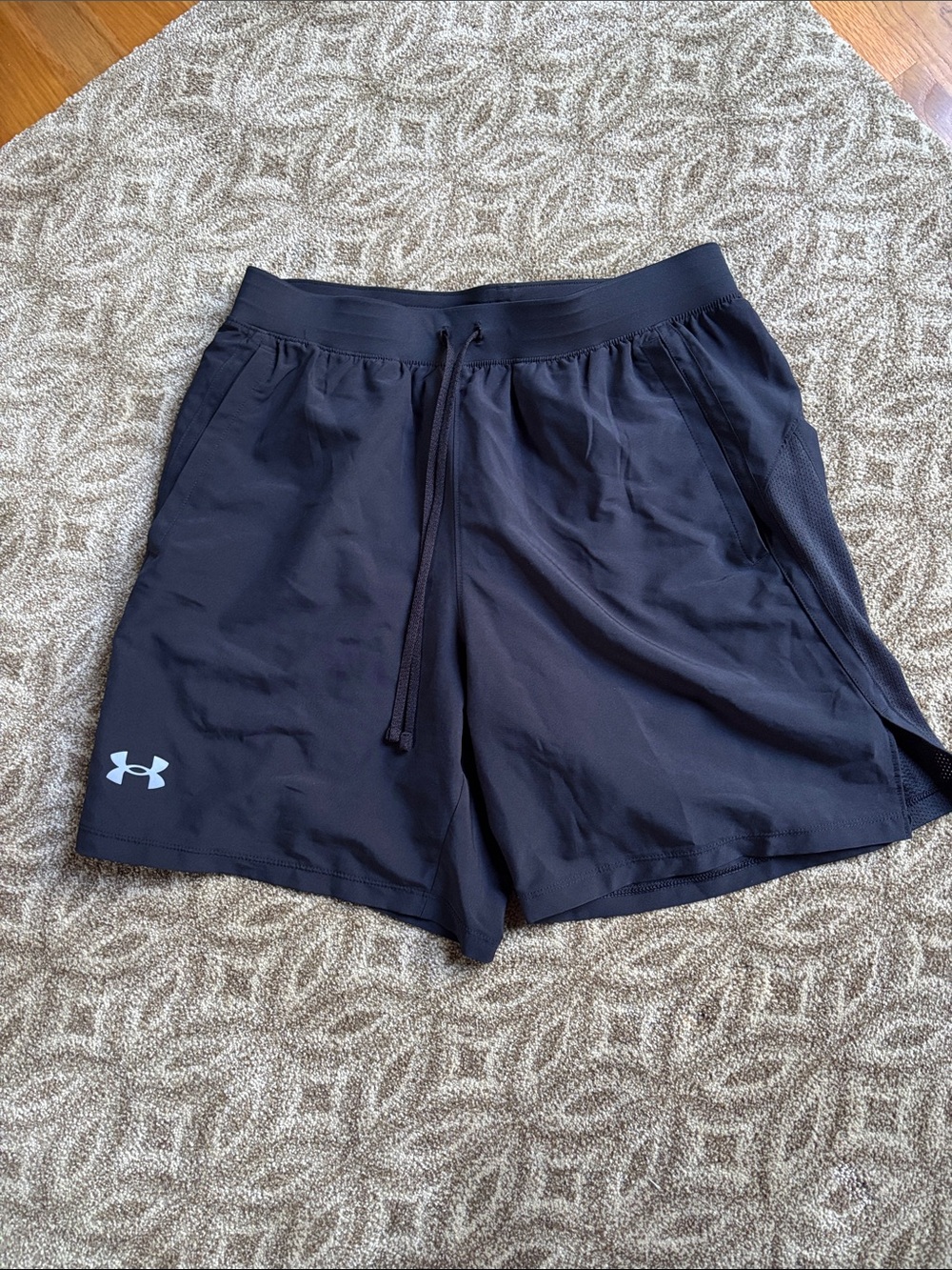 Under Armour Black Men's Performance Training Shorts with pockets